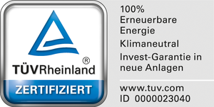 TÜV Rheinland zertifiziert