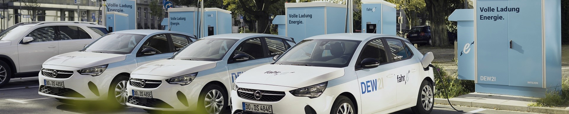 Der elektrifizierte Fuhrpark der DEW21.