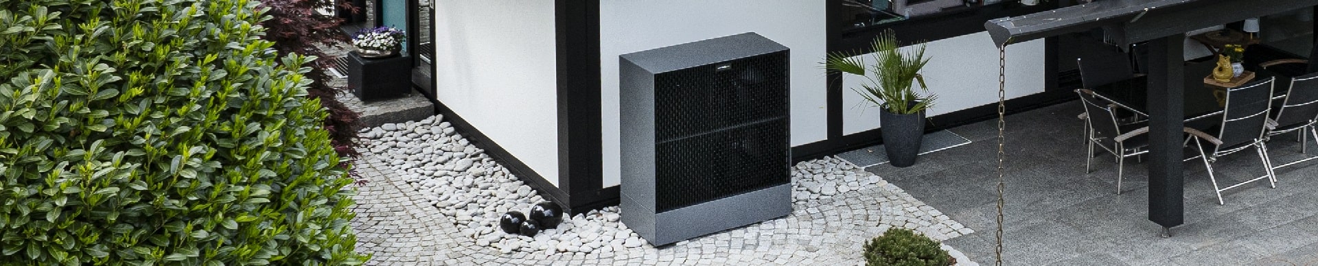 Eine Wärmepumpe von DEW21.