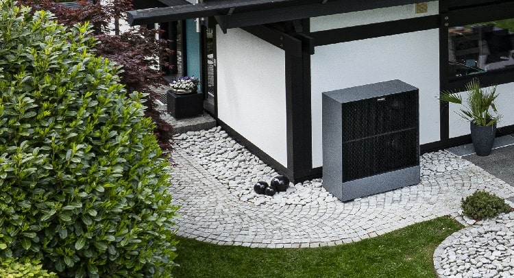 Eine Wärmepumpe von DEW21.