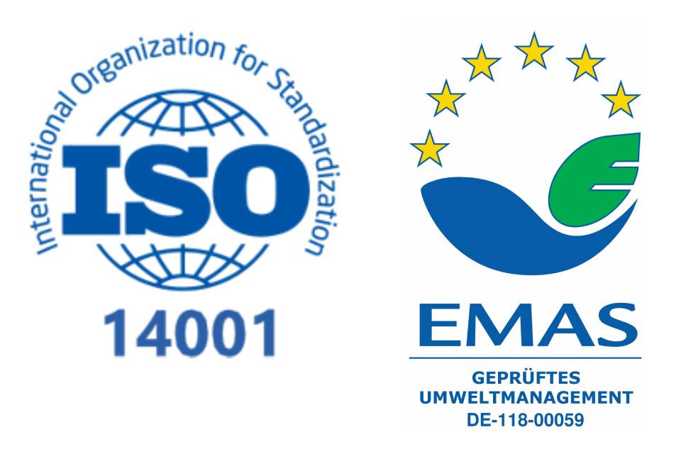 ISO 14001 und EMAS Logo