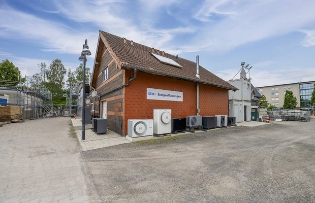 Das Energieeffizienz-Haus von außen.