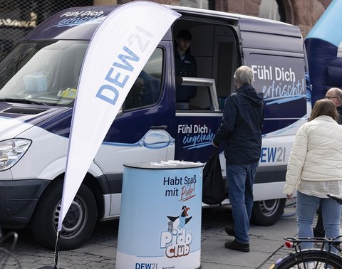 Das Wassermobil von DEW21