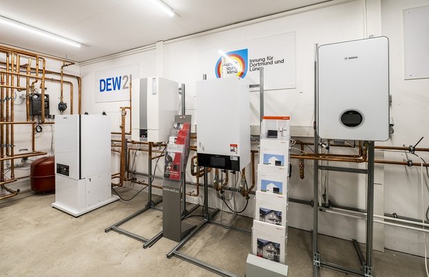 Wärmepumpen im Energieeffizienz-Haus.