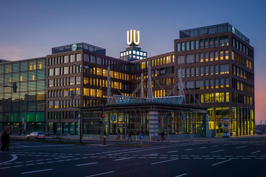 Dortmunder U bei Nacht