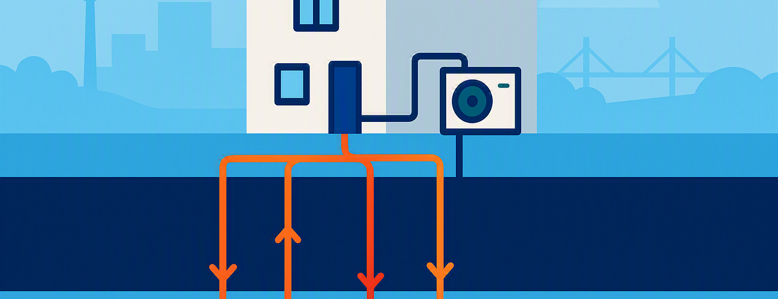 DEW21 Erdwärmepumpe Illustration