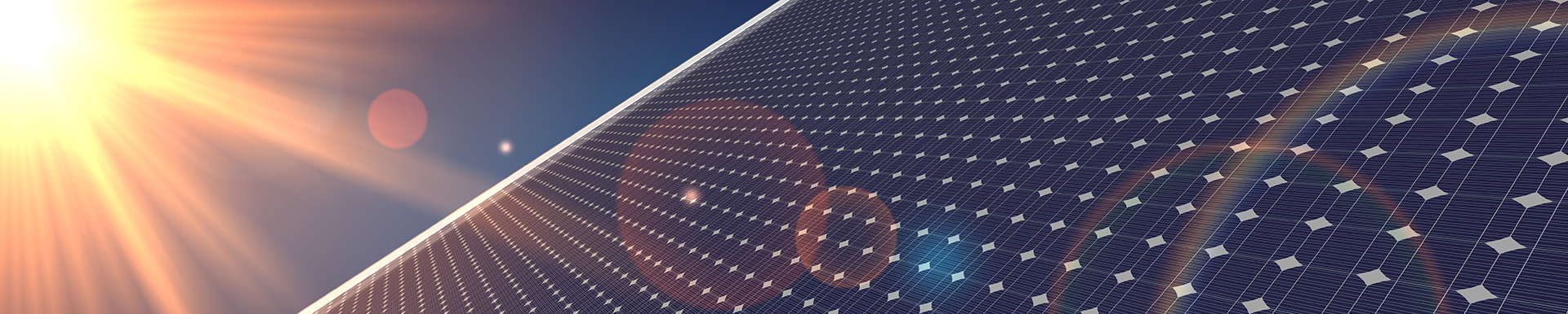 Ein Solarpanel einer Photovoltaikanlage der DEW21.